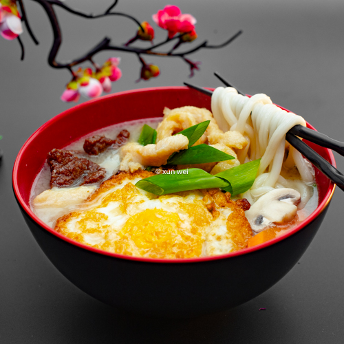 Soupe de nouilles japonaises-udon